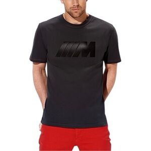BMW M Lifestyle Short Sleeve T-Shirt with BMW M Gloss Print Logo